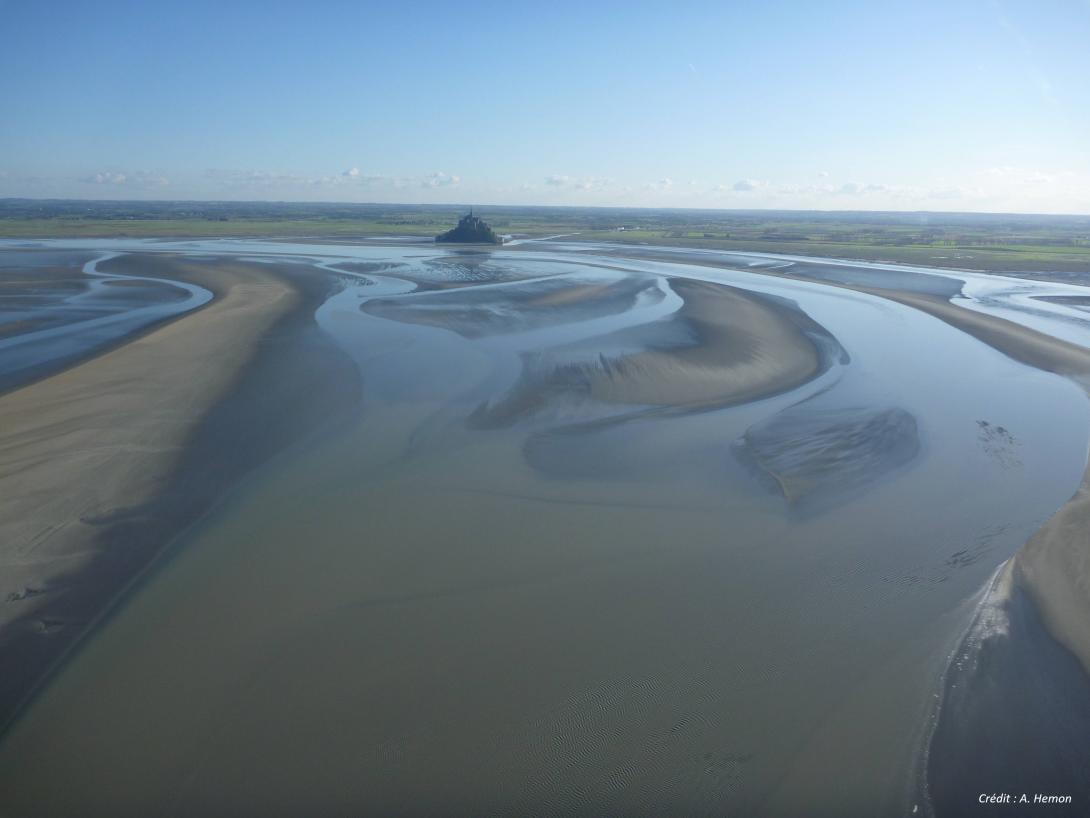 Vue aérienne baie