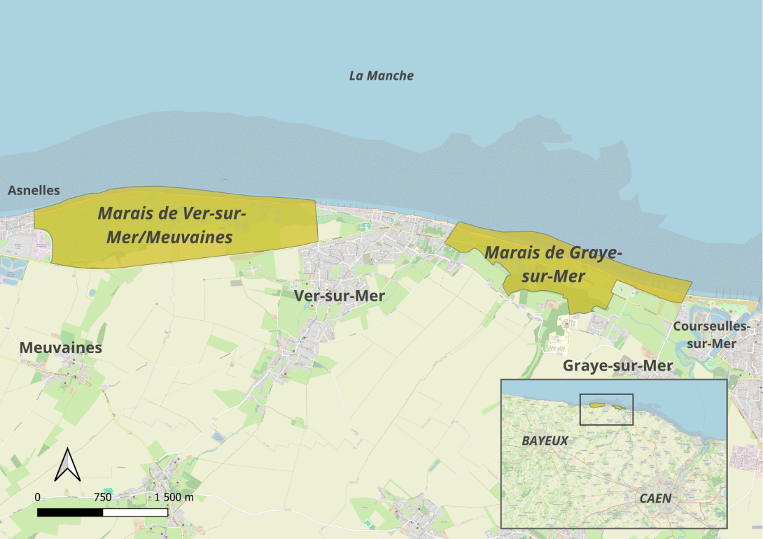 Carte de localisation du site